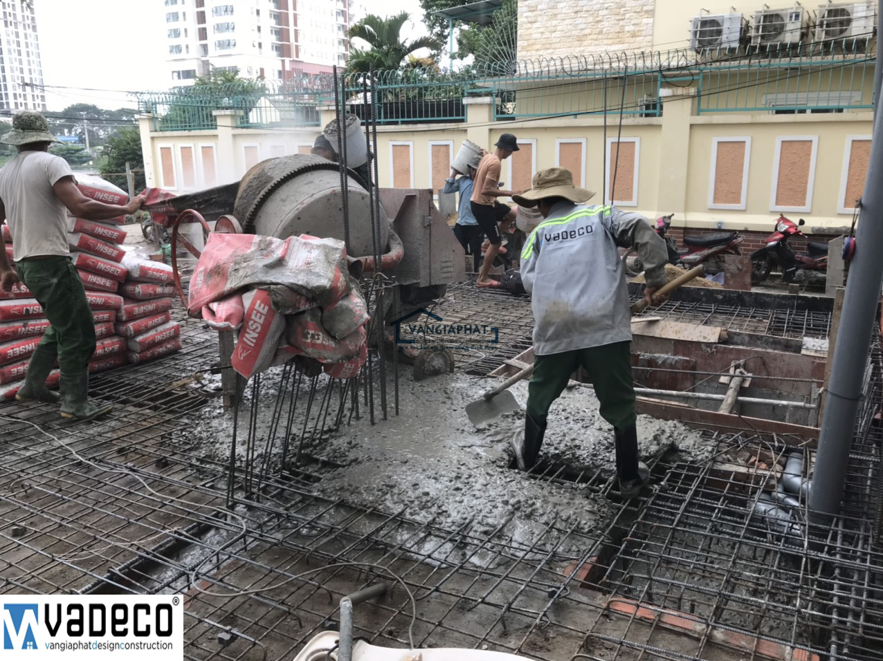 Hình ảnh thi công tại Vạn gia Phát